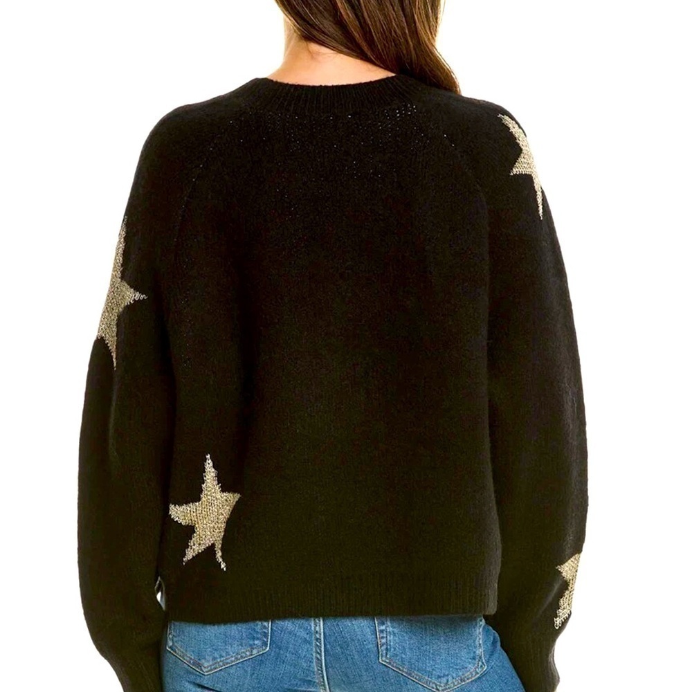 ALLSAINTS Star Wool & Alpaca-Blend Jumper sweater oversized XS fits to Small - Picture 3 of 9
